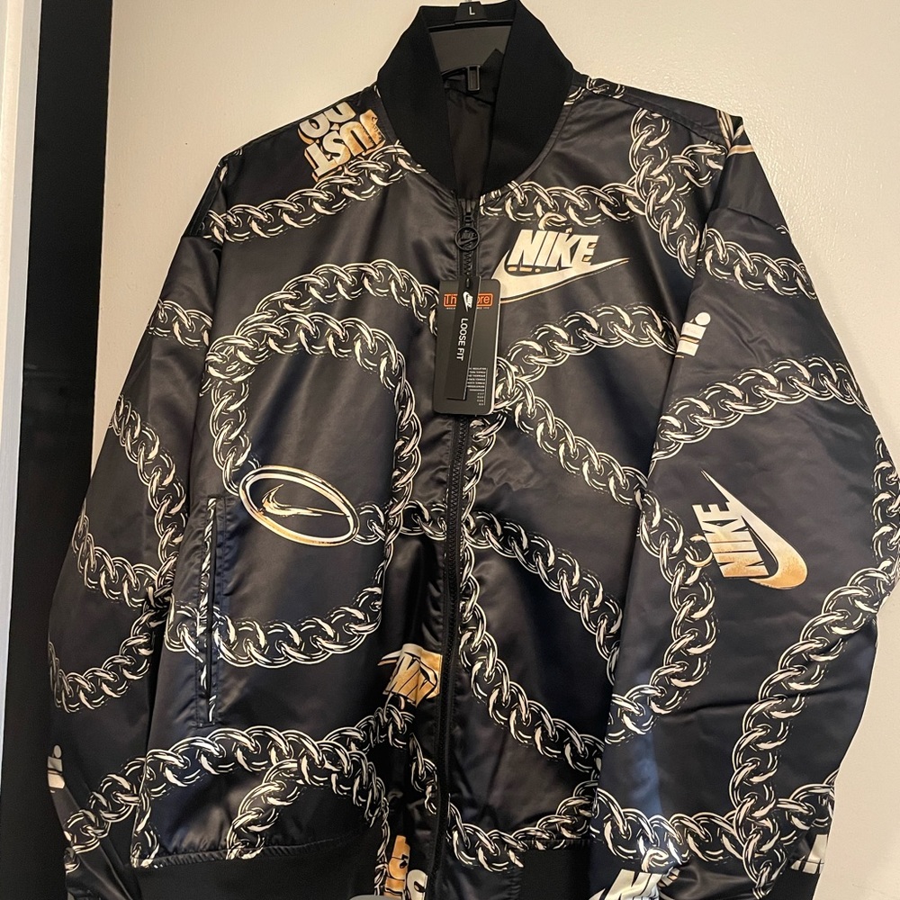 Chain Link Nike Bomber Jacket